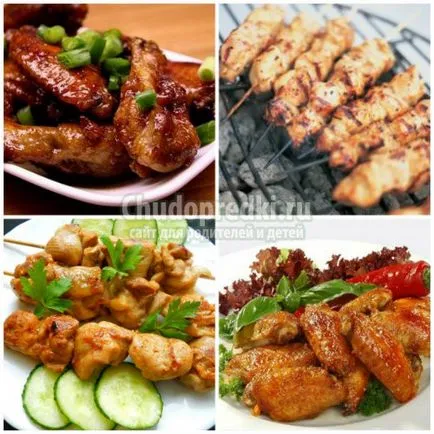 Рецепта Пилешки шишчета, вкусно, бързо и лесно