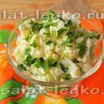 Свежа салата с краставици, рецепта със снимка вкусна