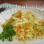Свежа салата с краставици, рецепта със снимка вкусна
