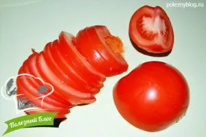 Салата от домати, краставици и целина, полезен блог