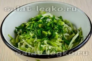 Свежа салата с краставици, рецепта със снимка вкусна
