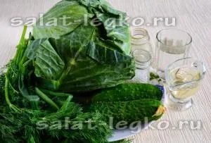 Свежа салата с краставици, рецепта със снимка вкусна