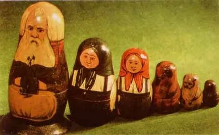 Боядисани Матрьошка цех за начинаещи с шаблони и снимка