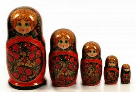Боядисани Матрьошка цех за начинаещи с шаблони и снимка