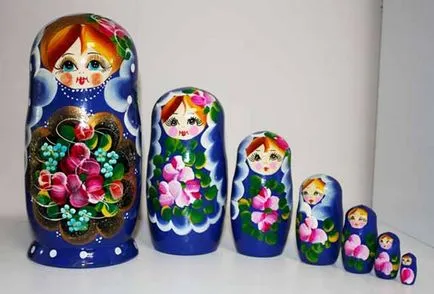Боядисани Матрьошка цех за начинаещи с шаблони и снимка