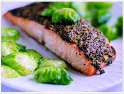Сьомга печен в пещ - 5 вкусни рецепти със снимки (сьомга) Сьомга печен в пещ - 5 вкусни рецепти със снимки