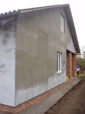 Stucco къща извън инструкции видео за това как да се мазилка свои ръце, толкова по-добри, снимки