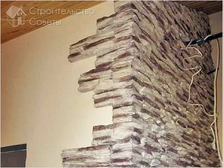 Завършете коридор декоративен камък - декоративен камък в коридора