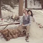 Зимни сватбени идеи за фотосесии, сватбена фотосесия през зимата на улицата Фото идеи за снимката, и не само