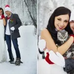 Зимни сватбени идеи за фотосесии, сватбена фотосесия през зимата на улицата Фото идеи за снимката, и не само