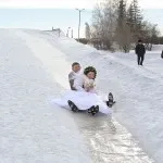 Зимни сватбени идеи за фотосесии, сватбена фотосесия през зимата на улицата Фото идеи за снимката, и не само