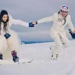 Зимни сватбени идеи за фотосесии, сватбена фотосесия през зимата на улицата Фото идеи за снимката, и не само