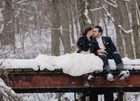 Зимна сватба - фотосесия