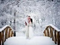 Зимна сватба - фотосесия