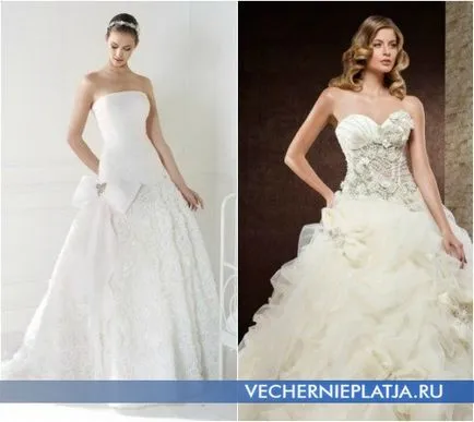 Сватбена рокля с лък Фото 60 прекрасни модели, вечерни рокли
