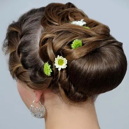 Сватбена прическа с оплетка - красота и мода, щастие