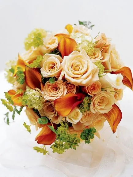 Сватбен букет от лилии - най-добрите варианти и комбинации