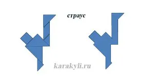 Tangram - образователна игра за деца от 4-годишна възраст, драсканица