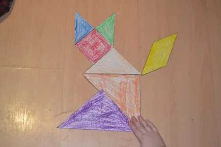 Tangram с ръцете си
