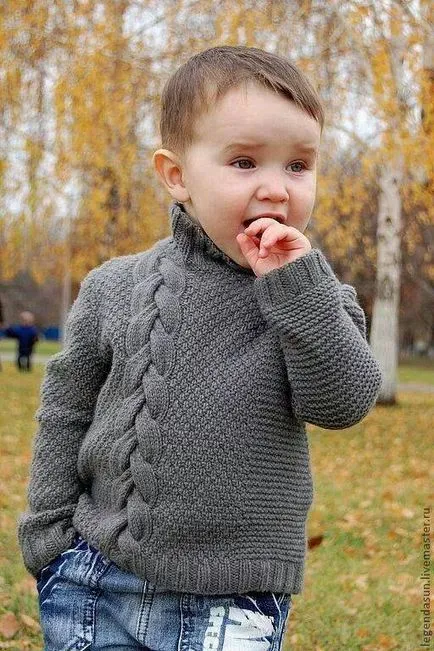 Пуловер за момче модел за плетене на 1-2 години, 5-6 години, фото и видео семинари (пуловер) Пуловер за момче модел за плетене на 1-2 години, 5-6 години, фото и видео семинари
