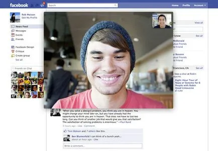 Видео чат и чат на Facebook настройки и функции (Facebook) Видео чат и чат в Фейсбук и възможността за създаване