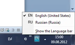 Възстановяване на бара език в Windows 7, прозорци за системни администратори