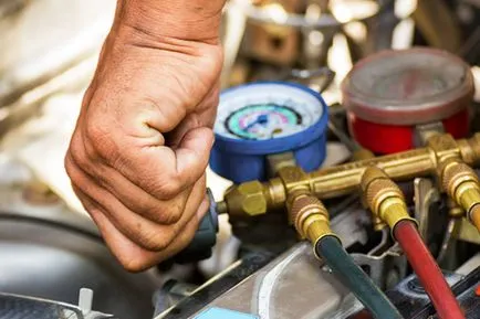 Запълване на цените на автомобилите, оборудване, инструкции за попълване на автоклиматици