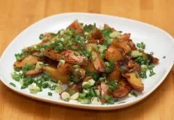 Пържени картофи с гъби