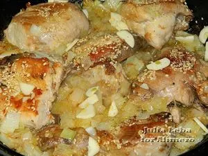 Пържено пиле със сусам