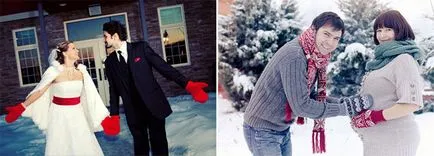 Зимна сватба фотосесия - идеята за снимане на открито, фото и видео
