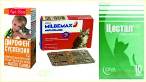 Препарати за кучета и котки (verakol) Подготовката за котки и котенца