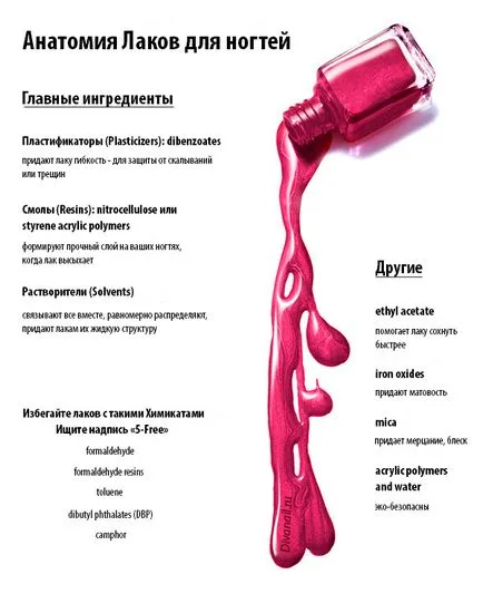 5 вещества в лакове, които трябва да се избягват