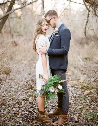 9 Wedding Style младоженци изображения в подробности и примери
