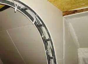 Арка от гипсокартон в къщата със собствените си ръце (им) Арх изработени от гипсокартон в къщата със собствените си ръце
