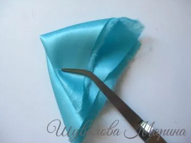 Butterfly на сатенени панделки, майсторски клас