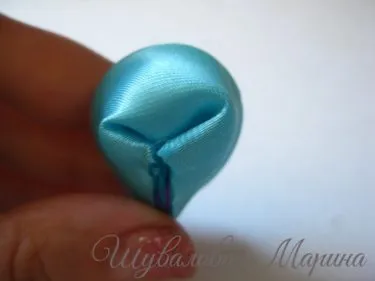 Butterfly на сатенени панделки, майсторски клас