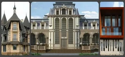 Архитектурно фасада - разнообразието и фасадния елемент