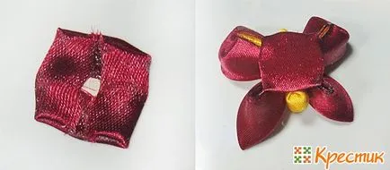 Butterfly в областта веднъж kanzashi майсторски клас 3