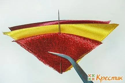 Butterfly в областта веднъж kanzashi майсторски клас 3