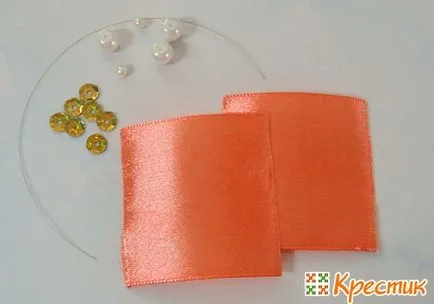 Butterfly в областта веднъж kanzashi майсторски клас 3