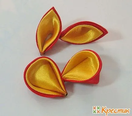 Butterfly в областта веднъж kanzashi майсторски клас 3