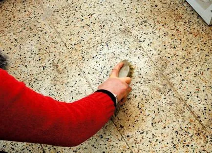 измиване Зеленка линолеум The с прости и достъпни средства (балатум) измиване Зеленка линолеум The с прости и достъпни средства