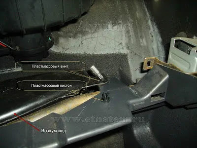 Cnimaem печка мотор Опел Астра ч
