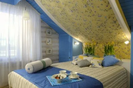 спални снимки Design тавански, дизайнерски идеи, препоръки, сграда портал