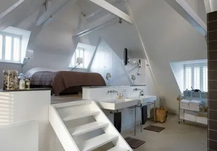 спални снимки Design тавански, дизайнерски идеи, препоръки, сграда портал