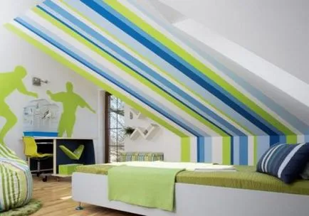 спални снимки Design тавански, дизайнерски идеи, препоръки, сграда портал