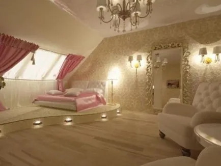 спални снимки Design тавански, дизайнерски идеи, препоръки, сграда портал
