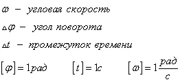 Кръгово движение, ъгловата скорост, честота, период, центростремителна ускорение