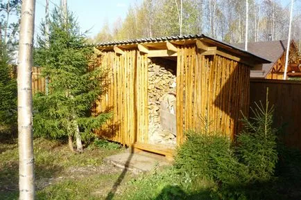Барака за дърва на вилата