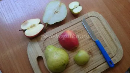 Помислих, нарязване зеленчуци и плодове със снимки